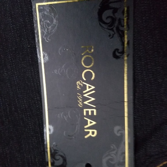 Junior's ROCAWEAR Dark Denim Jeans - Picture 3 of 5